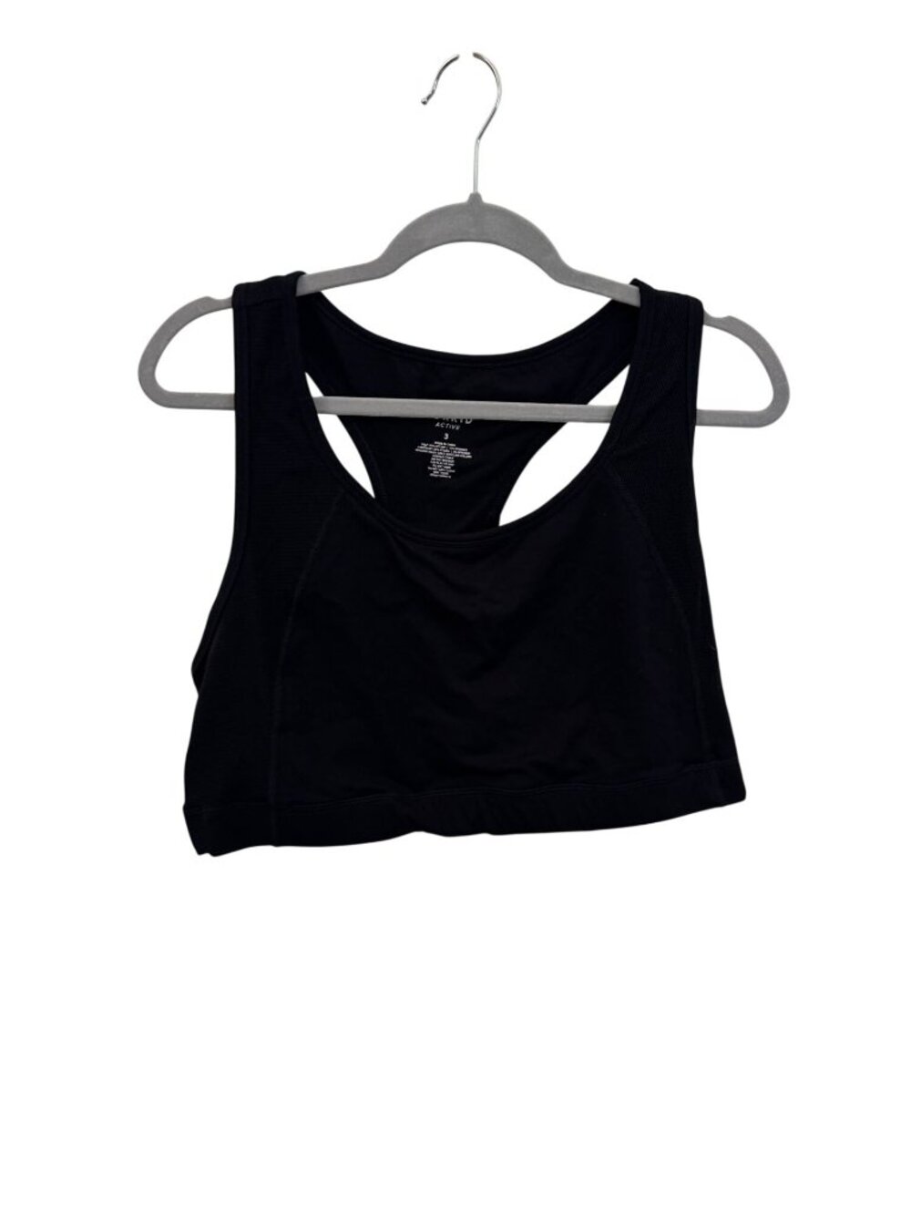 Torrid Active black sports bra size 3